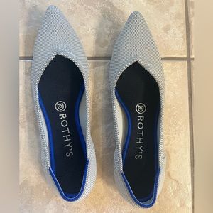 Rothy’s Point Flax Birdseye Size 8. EUC worn only a few times.